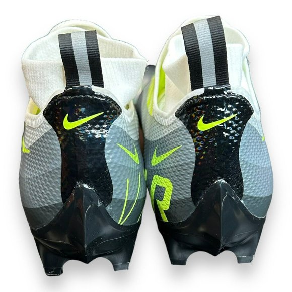 Nike DQ3670-071 Vapor Edge Pro 360 Football Cleats Volt Grey Black White Size 13 - Picture 3 of 8
